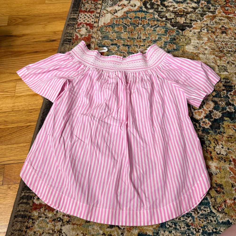 Vineyard vines sweet taffy striped off shoulder top